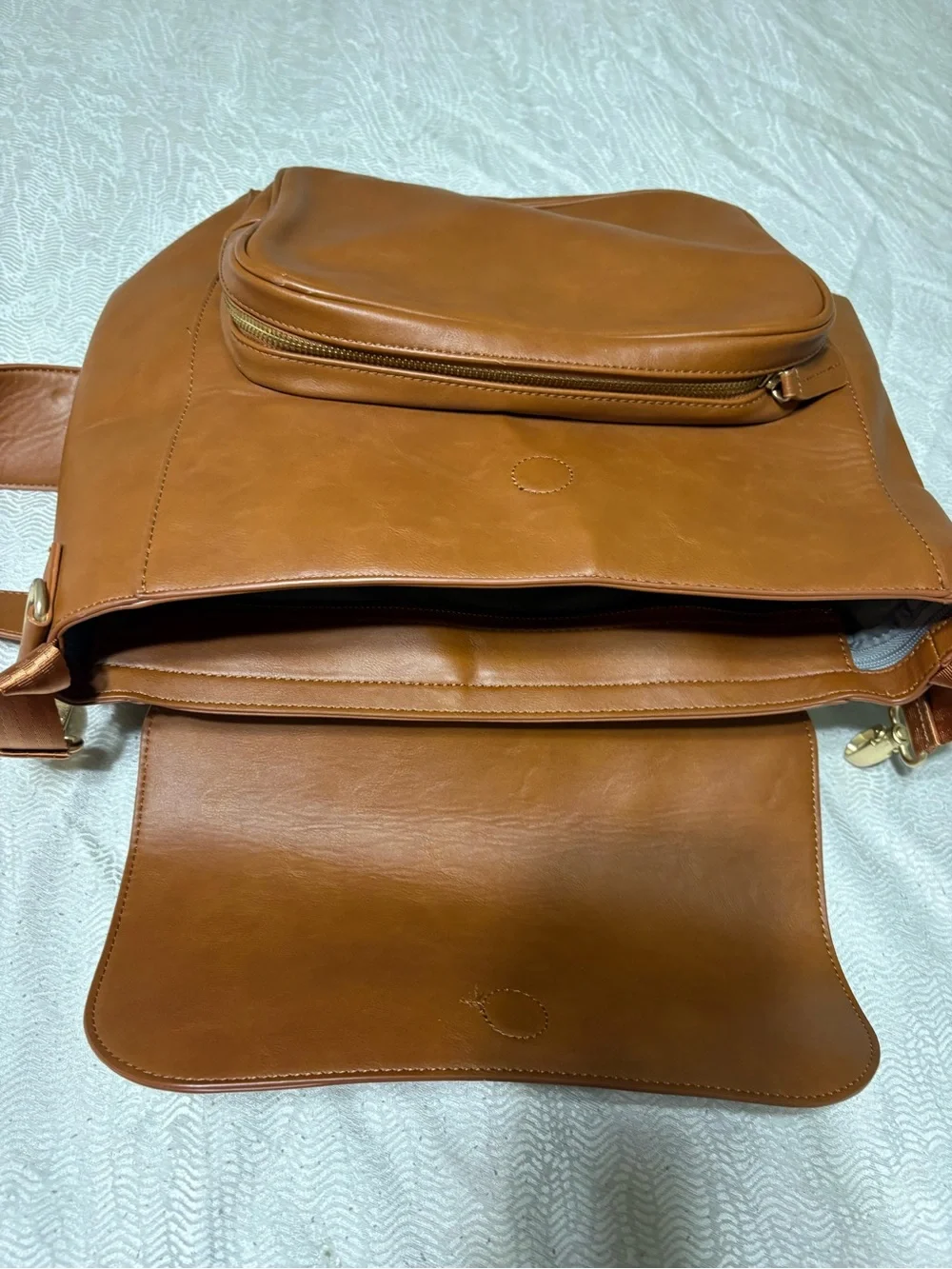 JH Cole Brown Backpack